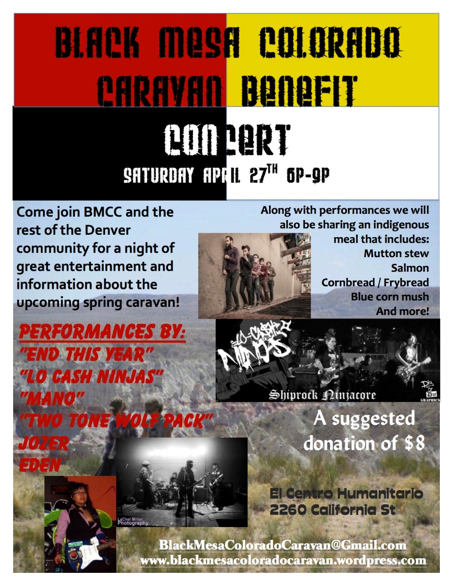 BMCC Benefit Concert!! Sat., April 27th, 6-9, El Centro Humanitario
